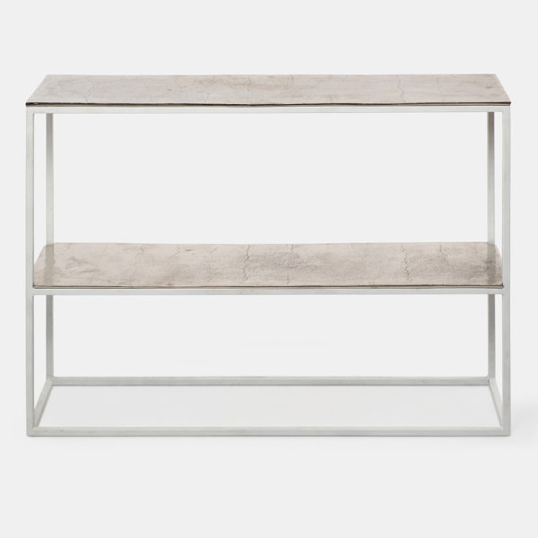 Metal console table for living room