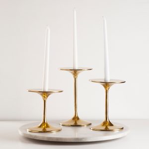 Metal candle holders