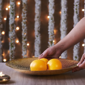 Brass fruit platter online