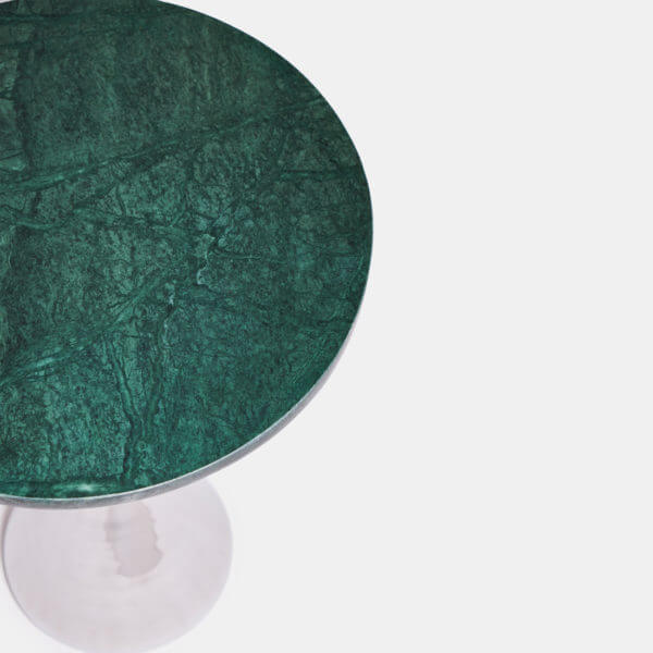 Green Marble Side Table