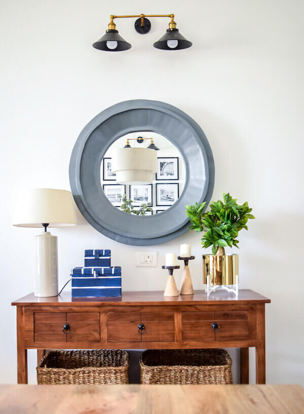 Mirrors in Entryway