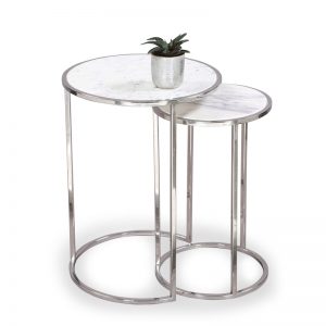 Nesting table metal : Topp Brass