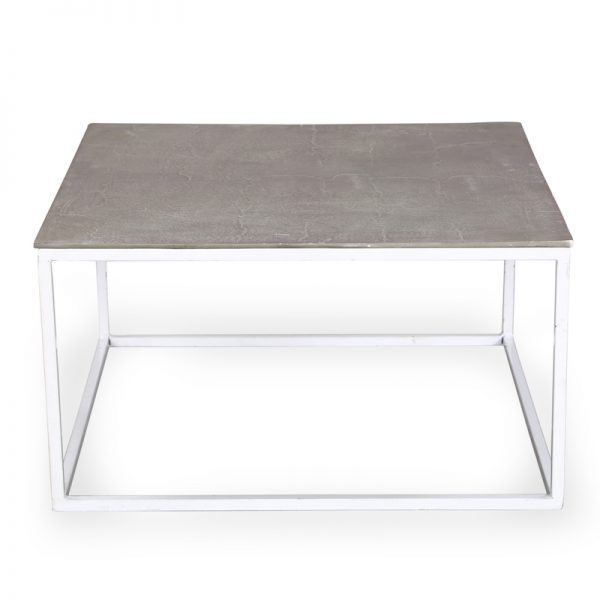 Metal coffee table for living room