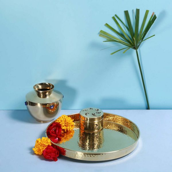 Brass thali : Topp Brass