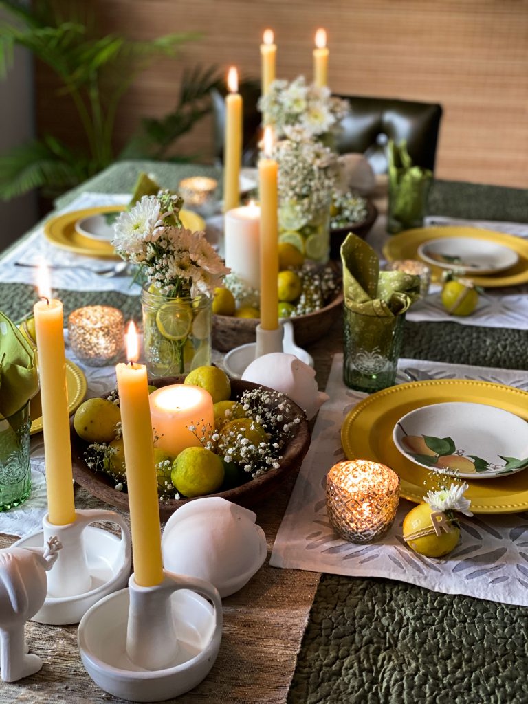 Brass candle stands