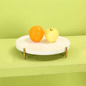 Marble fruit bowl