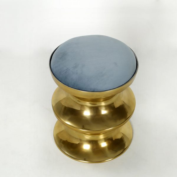 Gold mandir stool : Topbrass