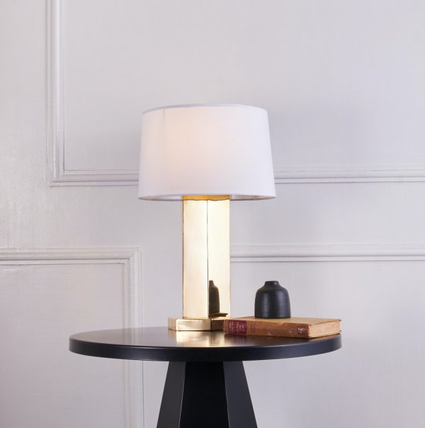 Brass table lamp